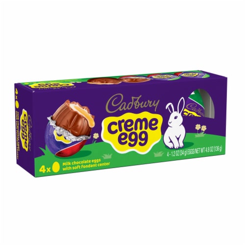 CADBURY CREME EGG Milk Chocolate Easter Candy Eggs, 4 ct / 1.2 oz ...