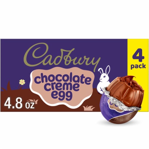 CADBURY CRÈME EGG Milk Chocolate Easter Candy Eggs Perspective: front