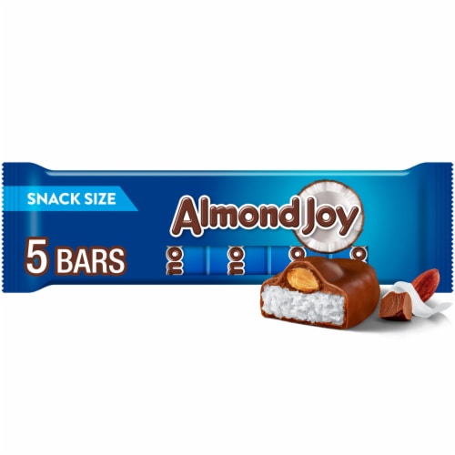 ALMOND JOY Coconut and Almond Chocolate Snack Size Candy Bars, 5 ct / 0.6  oz - Foods Co.