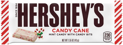 Hershey's Holiday Candy Cane Mint Bar Perspective: front