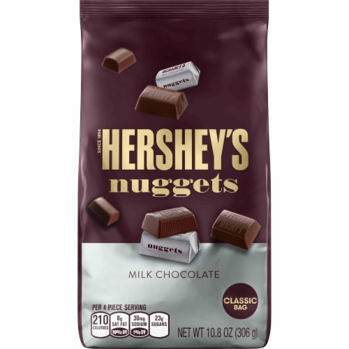 Hershey's Nuggets Milk Chocolate Candy Perspective: front