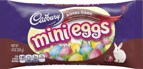 Cadbury Royal Dark Mini Eggs Candy Perspective: front