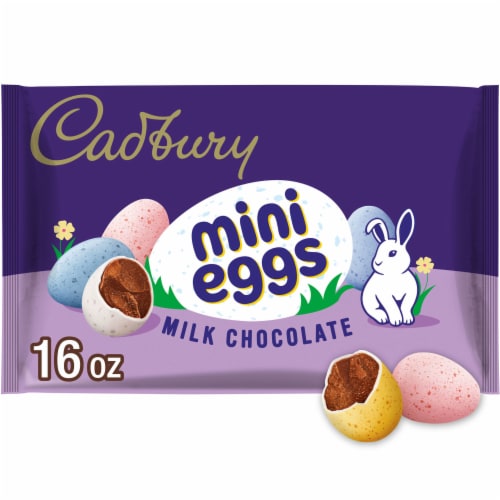 CADBURY MINI EGGS Milk Chocolate Easter Candy Bag Perspective: front