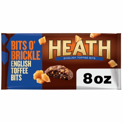 HEATH BITS O' BRICKLE English Toffee Baking Bits Bag Perspective: front