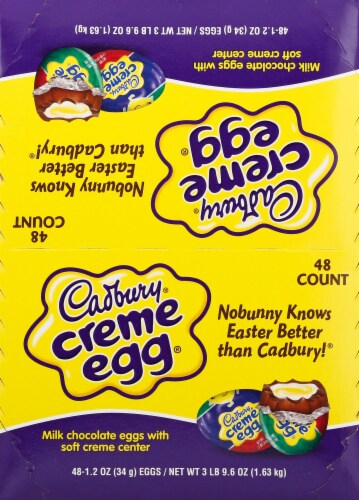 Cadbury® Milk Chocolate Creme Candy Eggs Perspective: front