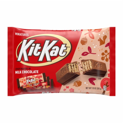 KIT KAT® Miniatures Milk Chocolate Wafer Halloween Candy Bag Perspective: front