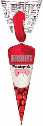 Hershey's Hershey-ets Candy Coated Milk Chocolate Holiday Candy Perspective: front