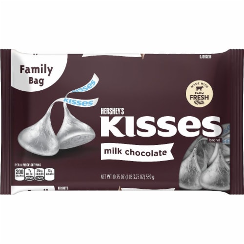 Hershey's Kisses Milk Chocolates Perspective: front