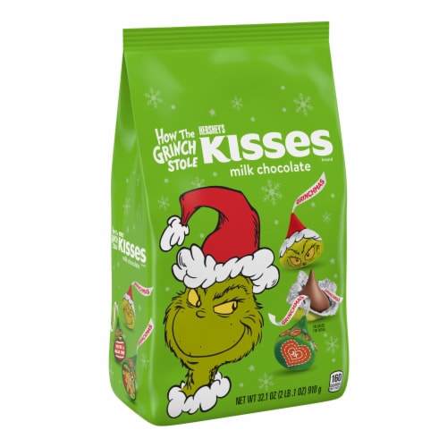 HERSHEY'S KISSES Milk Chocolate Christmas Candy Bag, 1 bag / 10.1 oz -  Smith's Food and Drug