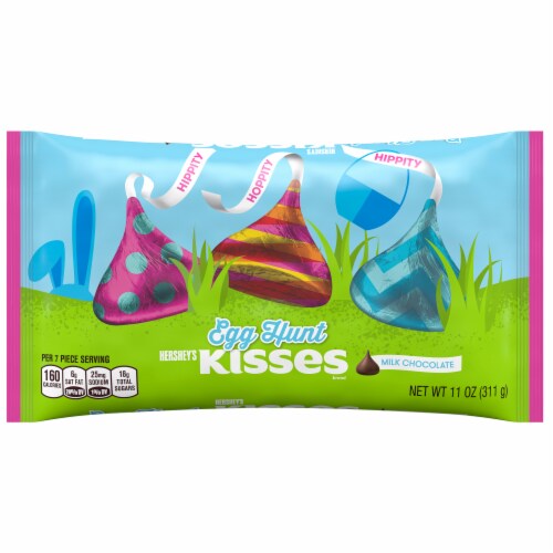 Hershey's Kisses Egg Hunt Milk Chocolate Perspective: front