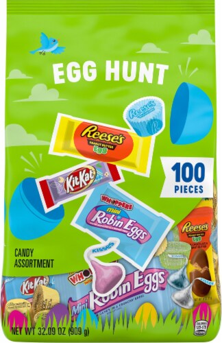 Hershey's Egg Hunt Assorted Chocolate Easter Candy Perspective: front