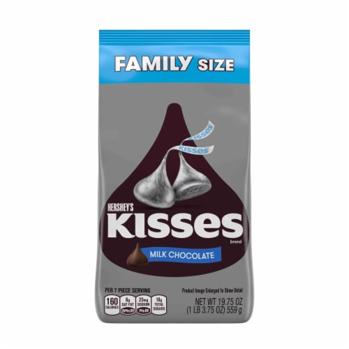 Hershey's Kisses Milk Chocolates Perspective: front