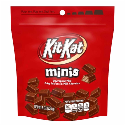 Kit Kat® Minis Crisp Wafers in Milk Chocolate Perspective: front