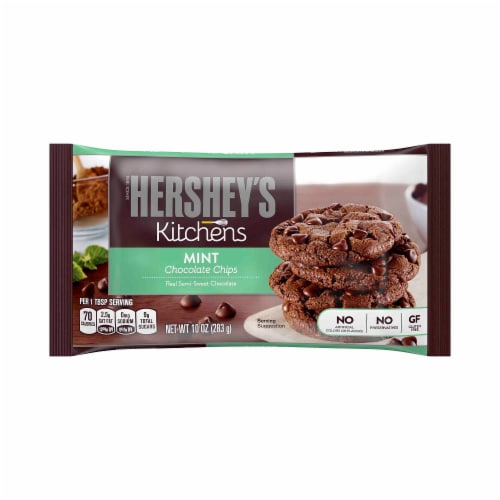 Hershey's Mint Chocolate Chips Perspective: front