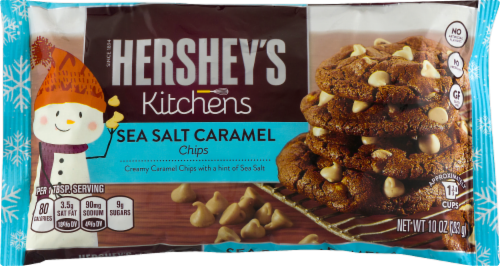 Hershey's Kitchens Sea Salt Caramel Chips Perspective: front
