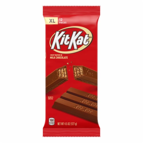 KIT KAT® Milk Chocolate Wafer XL Candy Bar Perspective: front