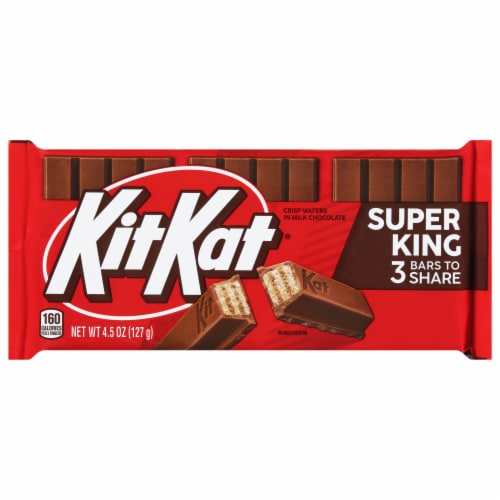 Kit Kat® Milk Chocolate Super King Size Candy Bar Perspective: front