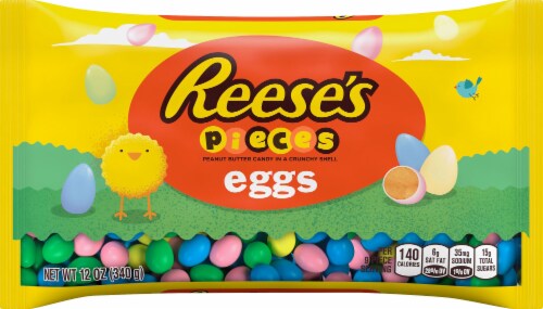 Reese's Pieces Peanut Butter Eggs Perspective: front