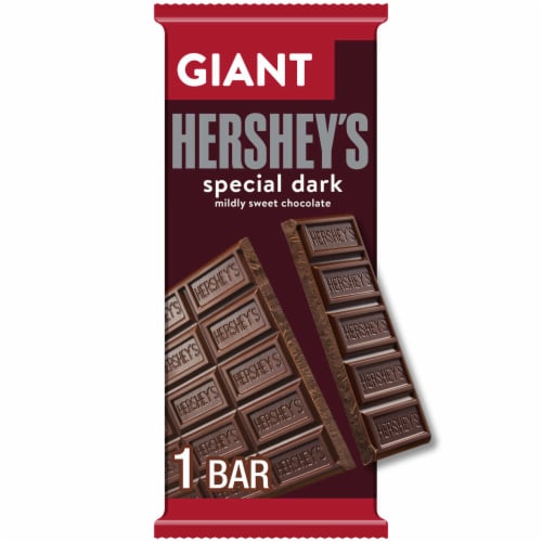 HERSHEY'S SPECIAL DARK Mildly Sweet Chocolate Giant Candy Bar Perspective: front