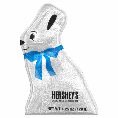 Hershey’s Solid Milk Chocolate Easter Bunny Perspective: front