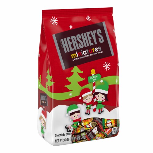 Hershey's Miniatures Holiday Chocolate Candy Assortment Perspective: front