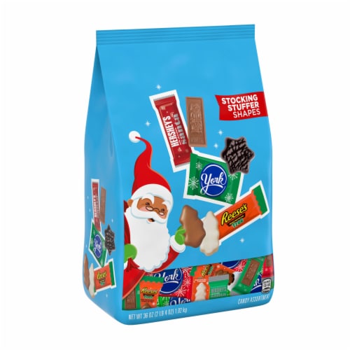 HERSHEY'S REESE'S and YORK Assorted Chocolate Christmas Candy Bulk Bag Perspective: front