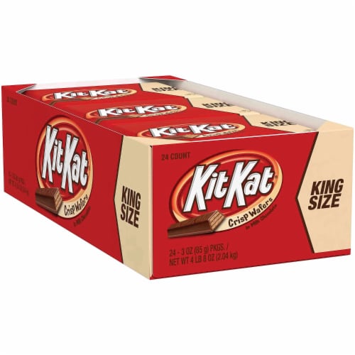 KIT KAT® King Size Milk Chocolate Crisp Wafer Bars, 24 ct / 3 oz - Foods Co.