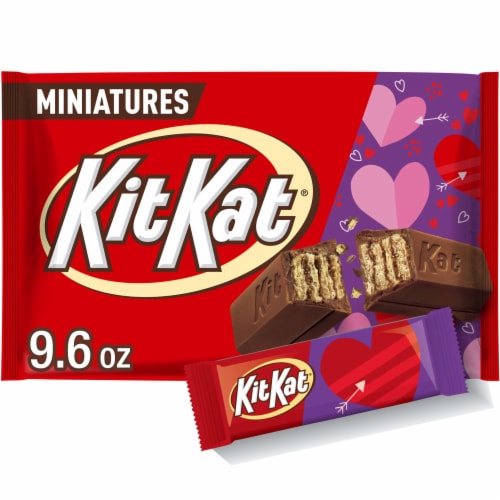 KIT KAT® Miniatures Milk Chocolate Wafer Bars Valentine Candy Bag