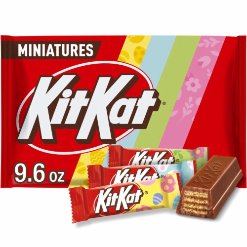 KIT KAT® Miniatures Milk Chocolate Wafer Easter Candy Bag Perspective: front
