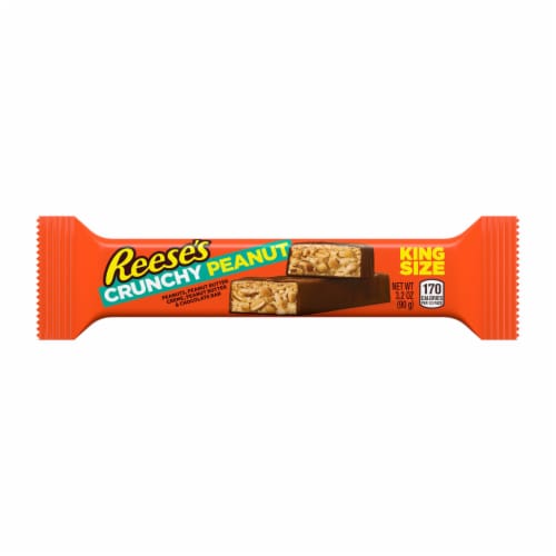 REESE'S Crunchy Peanut Peanut Butter and Peanuts King Size Candy Bar, 1 bar  / 3.2 oz - Pick 'n Save