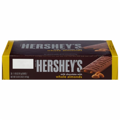 Hershey's Milk Chocolate with Almonds, King Size, 18-count