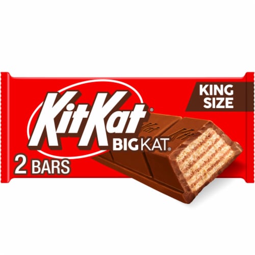 KIT KAT® BIG KAT® Milk Chocolate Wafer King Size Candy Bar Perspective: front