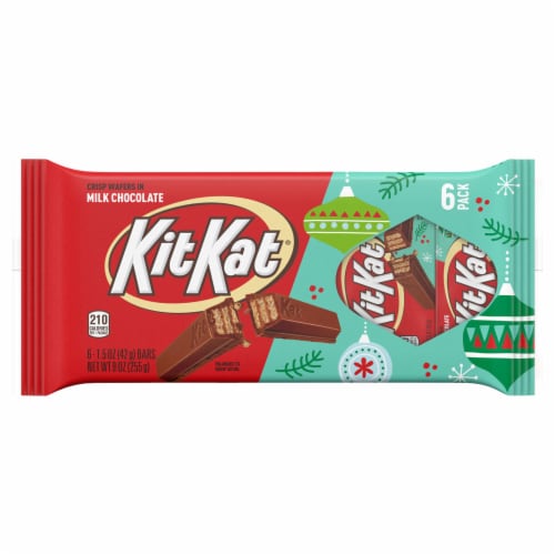 Kit Kat® Holiday Milk Chocolate Wafers Candy, 6 ct / 1.5 oz Foods Co.