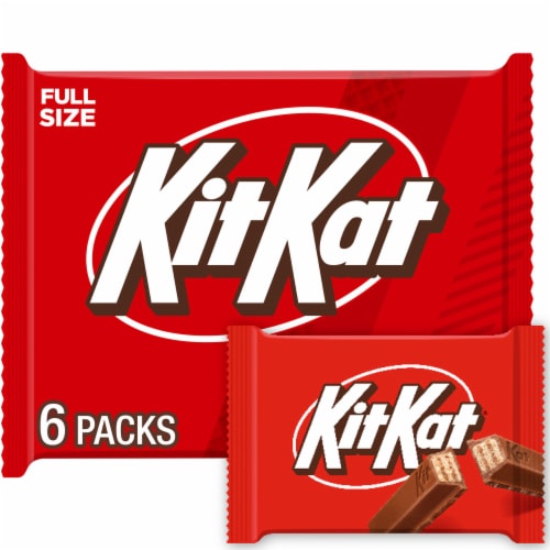 KIT KAT® Milk Chocolate Wafer Candy Bars Perspective: front