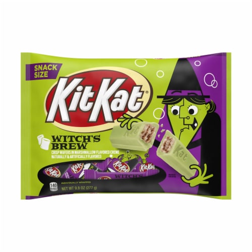 KIT Witch's Brew Marshmallow Flavored Creme Snack Size Wafer Candy Bars Halloween Bag, 1 bag / 9.8 oz - Metro Market