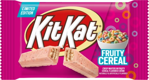 Kit Kat Limited Edition Fruity Cereal Crisp Wafer Candy Perspective: front