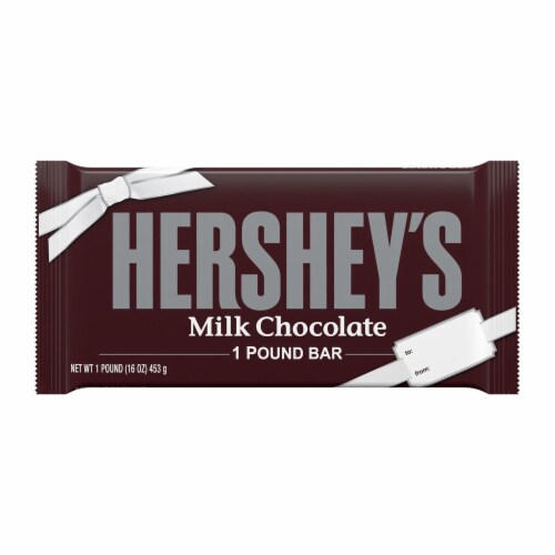 Hershey's Giant Classic Milk Chocolate Candy Gift Bar Perspective: front