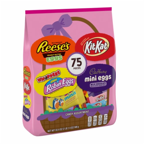 Hershey Chocolate Assortment Treats Easter Candy Bulk Variety Bag Perspective: front