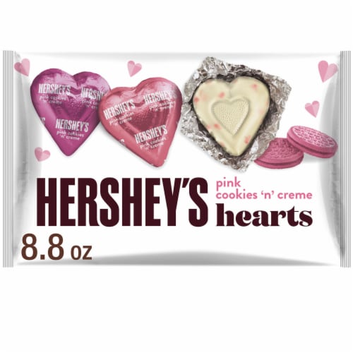 Pink Chocolate Hearts - 120g