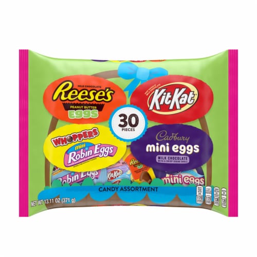 Hershey Chocolate Assortment Treats Easter Candy Variety Bag Perspective: front