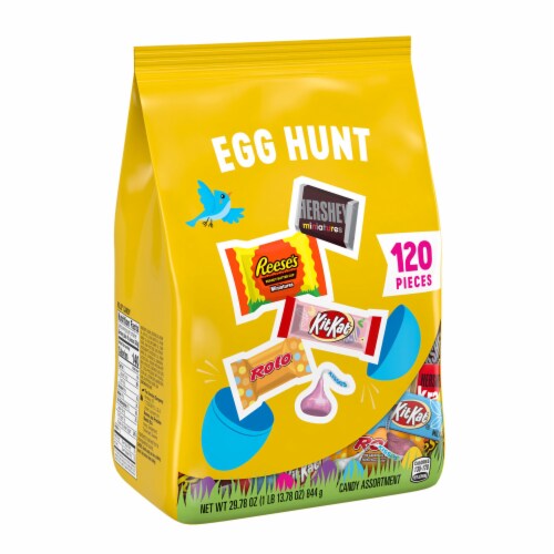 Hershey Assorted Chocolate Easter Candy Variety Bag Perspective: front