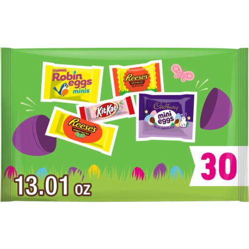 Hershey Assorted Flavored Easter Candy Variety Bag Perspective: front