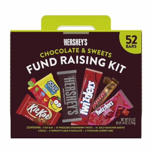 Hershey's Chocolate and Sweets Fundraising Kit (52 Count) Perspective: front