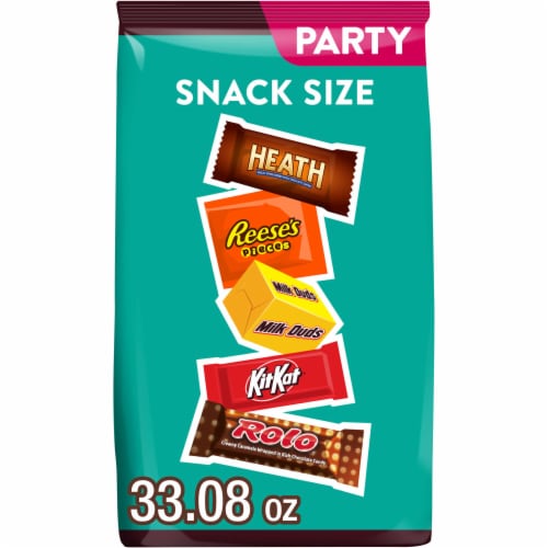 Hershey Assorted Flavored Snack Size Candy Party Pack Perspective: front