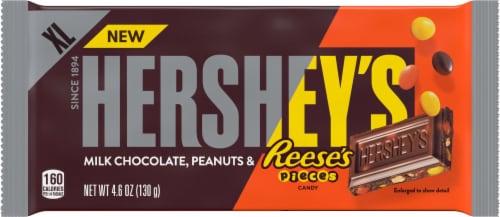 Hershey's Milk Chocolate Reese's Pieces Candy Bar, 4.6 oz - Jay C Food  Stores