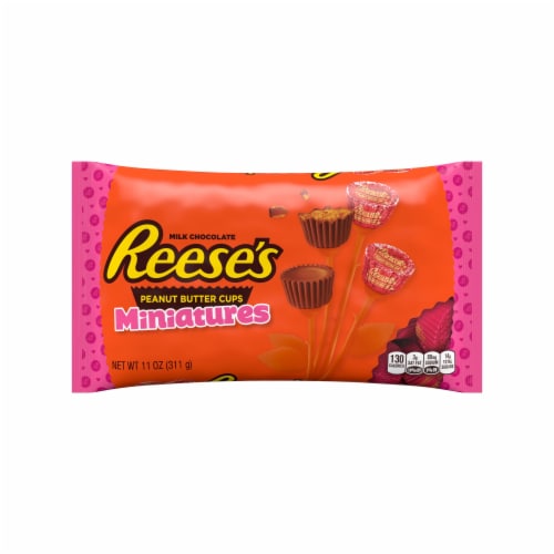 Reese's Valentine's Peanut Butter Cups Miniatures Perspective: front