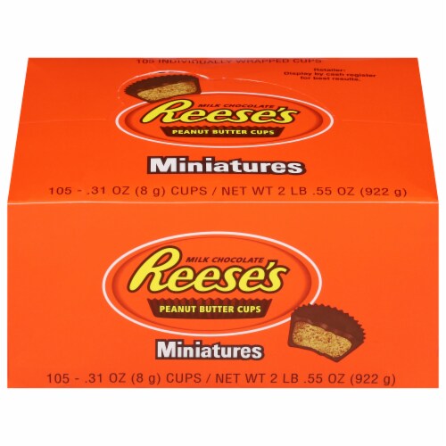 Reese's Miniature Cups, Milk Chocolate & Peanut Butter, Party Pack - 35.6 oz