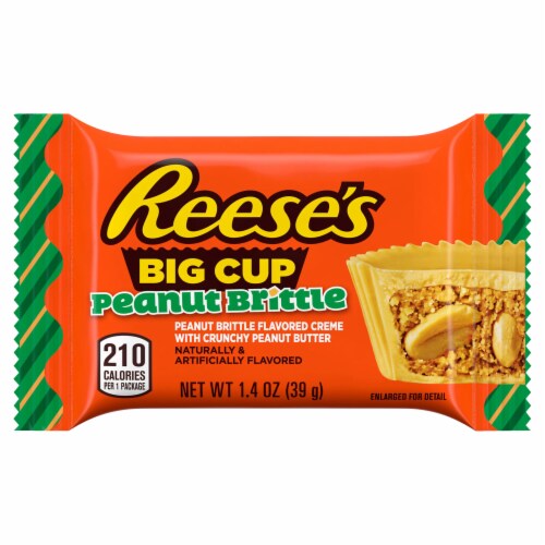 Reese's Holiday Peanut Brittle Big Cup Perspective: front