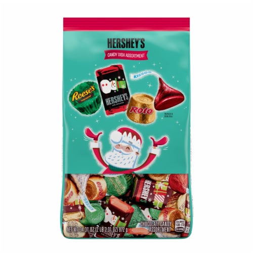 Hershey's Candy Dish Miniature Assortment Perspective: front