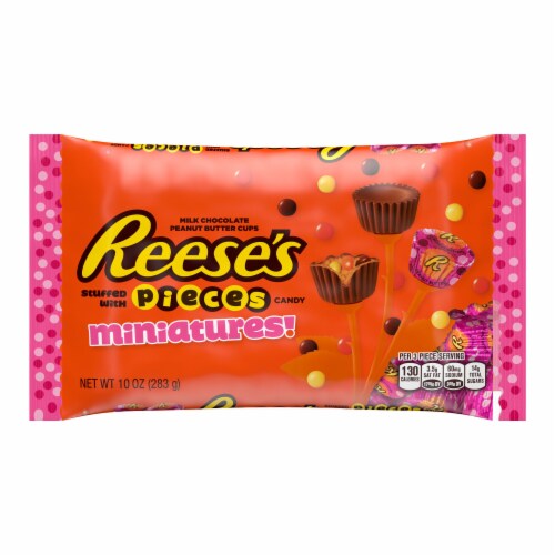 Reese's Miniatures Stuffed with Pieces Candy Perspective: front